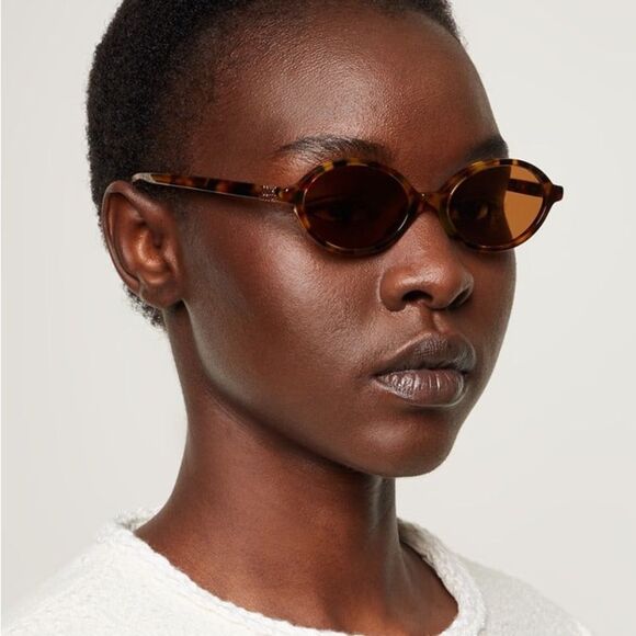 MIU MIU Sunglasses MU04ZS 19P2Z1 Light Havana Brown Women NEW - Picture 1 of 13